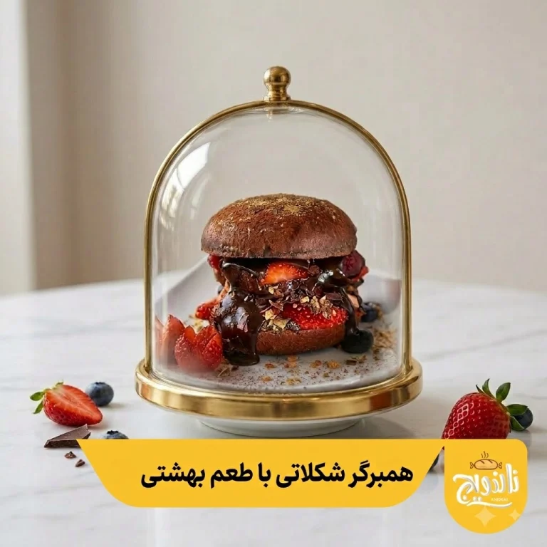 طرز Chocolate hamburger